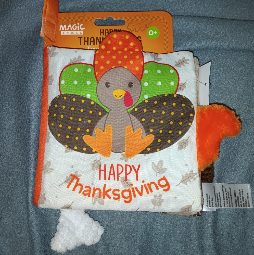 NWT Magic Years Happy Thanksgiving Baby Touch And Learn Book 🦃
